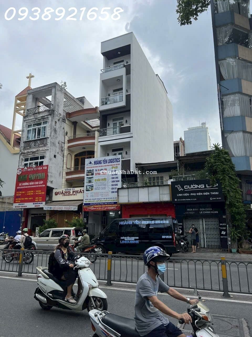 Bán Nhà Mặt Tiền Quận 10- Ngay Lê Hồng Phong-Hùng Vương 4X20, 6Tầng Thang Máy,HĐT.70TR/TH