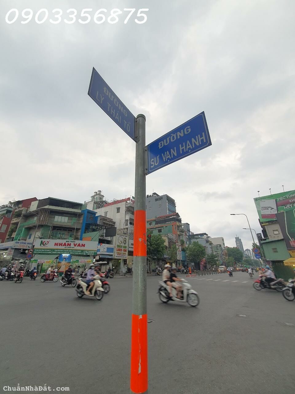 XÍU 14TỶ Mặt Tiền KD Sư Vạn Hạnh- Lý Thái Tổ 56m-4Tầng-5PN HDT. 500tr/năm