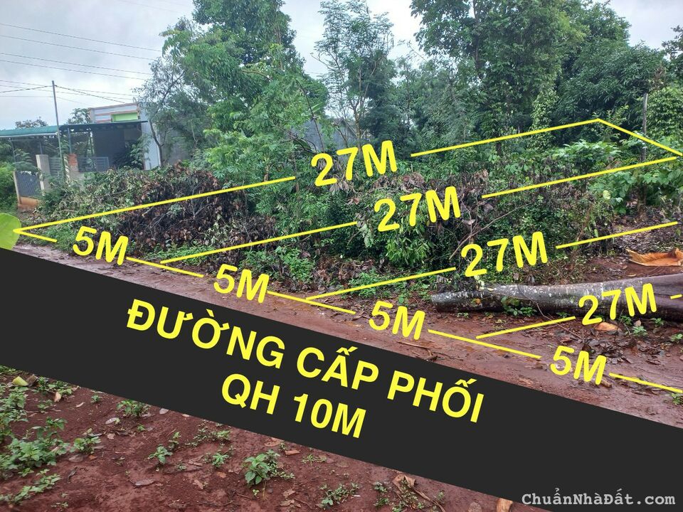 Bán 4 lô đất tại CƯ SUÊ ĐAK LAK, sẵn SHR DT 5x27. Giá đầu tư chỉ 350tr/lô. Lh ngay;0933102868.