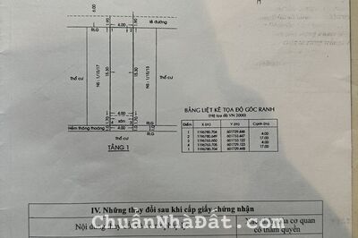 CẦN BÁN NHÀ CẤP 4 MỚI XÂY KIÊN CỐ TẠI P3GV 68M2 SHR 7.95 TỶ. LH:0931457505