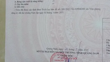 Chính Chủ cần bán lô đất cách phố cổ Hội An chỉ 5 phút di chuyển gía 1x Tỷ