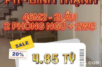 ❌ 4.85 TỶ  🚗  HẺM XE HƠI ĐỔ CỬA - PHAN VĂN TRỊ - 46M2 - 2LẦU