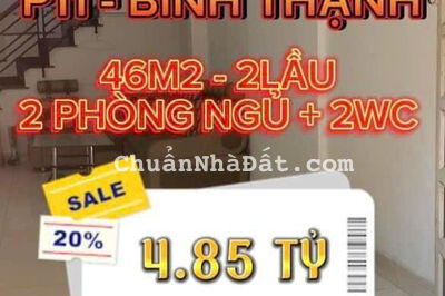 ❌ 4.85 TỶ  🚗  HẺM XE HƠI ĐỔ CỬA - PHAN VĂN TRỊ - 46M2 - 2LẦU