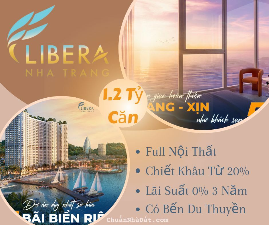 1.2Tỷ/căn hộ nghĩ dưỡng Nha Trang,full nội thất,sổ hồng riêng,lãi suất 0% 3 năm 