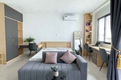 Căn hộ studio balcony thiết kế sang trọng, hiện đại, Quận 2