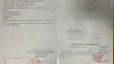 Bán đất ngay chợ Xuân Thới Thượng. đường xe hơi. 4x24, 95m2. 1 tỷ 50tr 1,05 tỷ