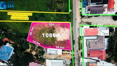 Chỉ 12triệu/m2 sở hữu ngay mảnh đất nền 1086 m2 tại khu kinh tế Vân Phong, Khánh Hòa