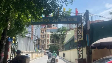 Bán nhà mặt phố 62m 5 tầng 4m mặt tiền 26.5 tỷ Trần Cung, Bắc Từ Liêm