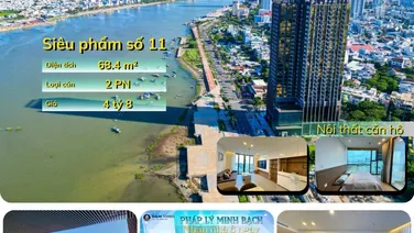 5 suất ưu đãi 5 chỉ vàng cuối cùng - Căn hộ SAM Towers mặt sông từ 3, x tỷ - nhận nhà ngay