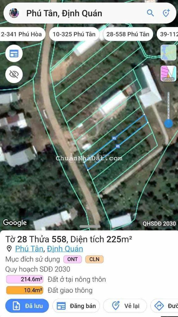 Cần tiền GẤP mua 750tr bán 390 nền thổ cư 5.2x45 dân cư đông đường lớn