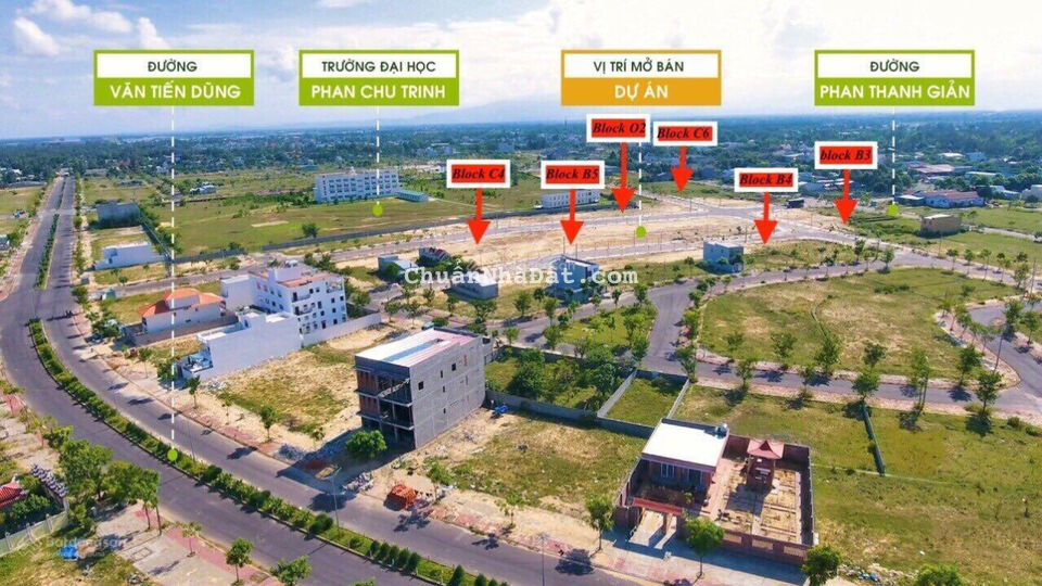 Bán lô góc 2 mặt tiền 379m2 đường Phan Thanh Giản, khu 1 B, sát trường Đại Học FPT, giá 17,2tr/m2