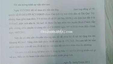 🆘🆘 ĐẤT NỀN THỔ CƯ TÂN QUÝ TÂY GIÁ TỐT 567