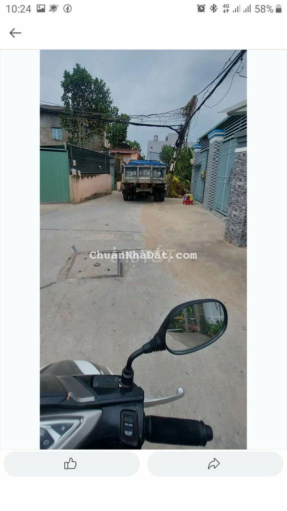 Bán đất thổ cư xe hơi đâu trước đất