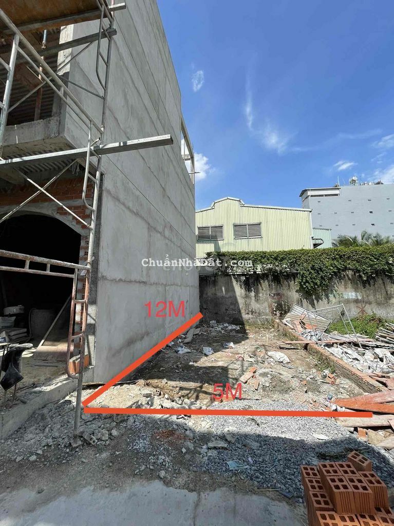 Ngân hàng thanh lý lô đất 60m, bình hưng hoà b. Giá thương lượng