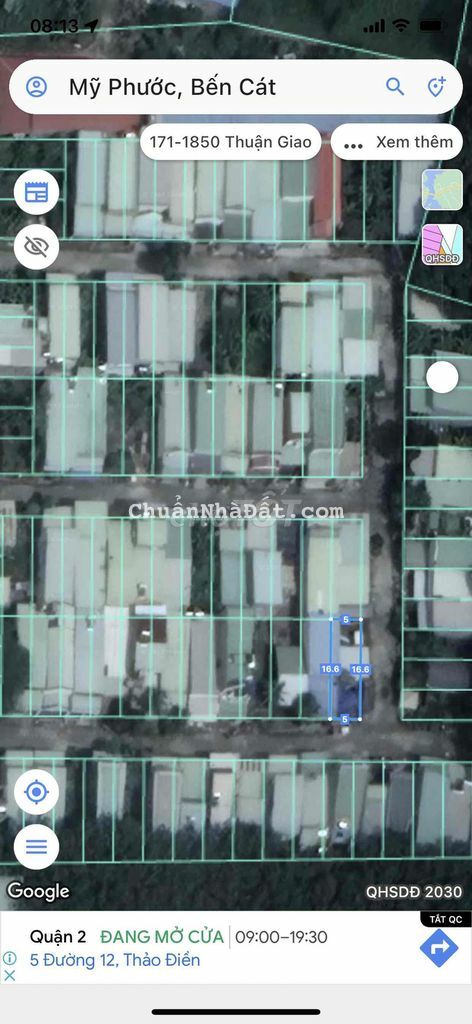 Lô Góc 2 Mặt Tiền 82,5m2 full thổ cư Mỹ Phước Bến Cát chỉ 900tr
