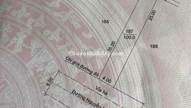 NỀN MẶT TIỀN ĐƯỜNG NGUYỄN MAI CÁCH CHỢ PHƯỜNG 8 ~ 150m