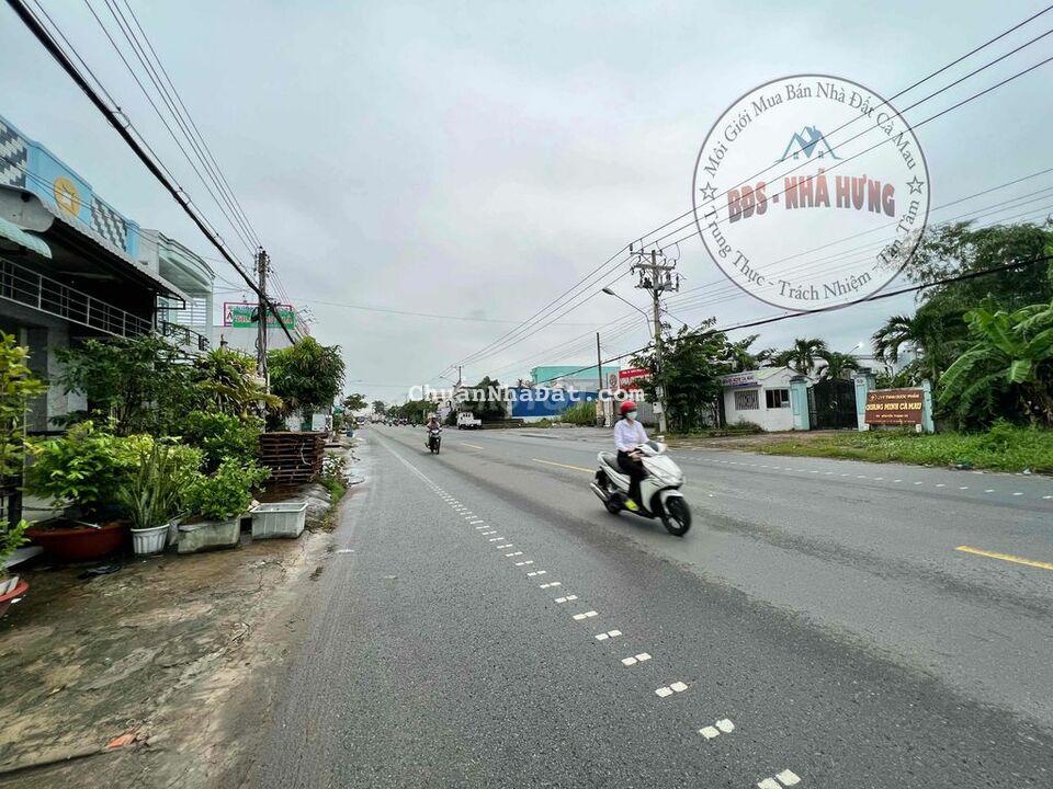 BÁN ĐẤT MẶT TIỀN QL1A PHƯỜNG 6 TP CÀ MAU (Gần Suzuki Ngọc Anh)
