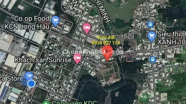100m2 khu dân cư Long Hậu 3 lô nhì mặt tiền đường Long Hậu 60m!
