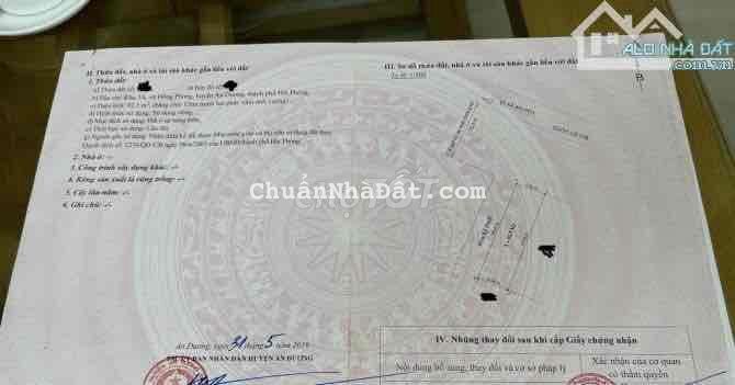 BÁN LÔ ĐẤT MẶT ĐƯỜNG 17B KHU 5A-XÃ HỒNG PHONG- AN DƯƠNG VỊ TRÍ KINH DO