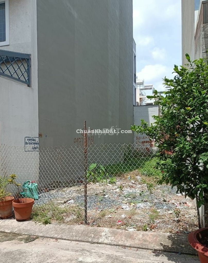 Bán đất đường Cây Trâm P8 4.5x17m giá chỉ 5.5 tỷ, nhỉnh 60tr/m2