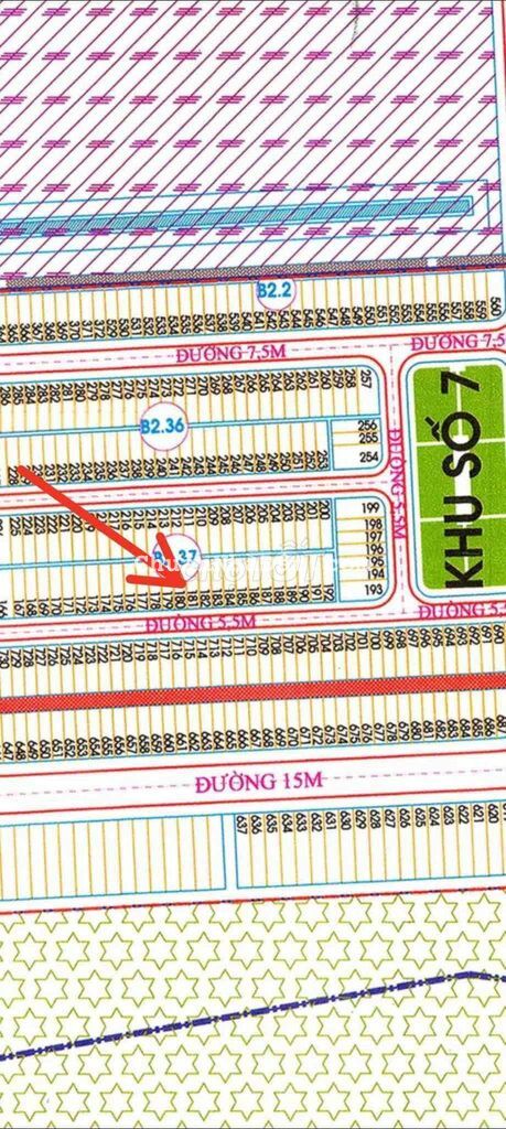 Đường 5.5m hướng đông nam tại khu tái định cư Hoà Sơn 7 giá rẻ nhất