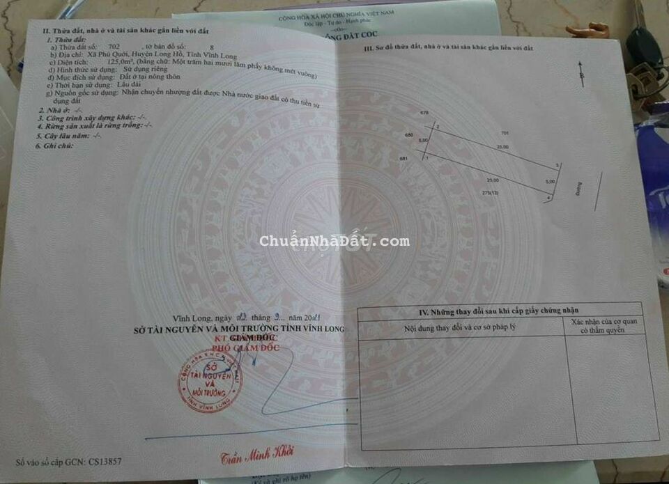 Bán 2 nền Khu Dân cư Phước Yên B đối diện Khu Công nghiệp Hòa Phú