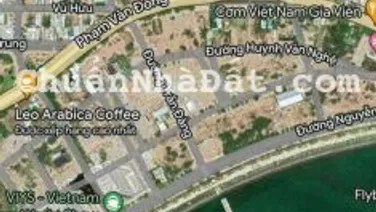 Bán đất biệt thự Đ.Phạm Văn Đồng, Hòn Sện, Vĩnh Hoà, Nha Trang DT413,4m2. Giá: 88tr/m2, hướng biển