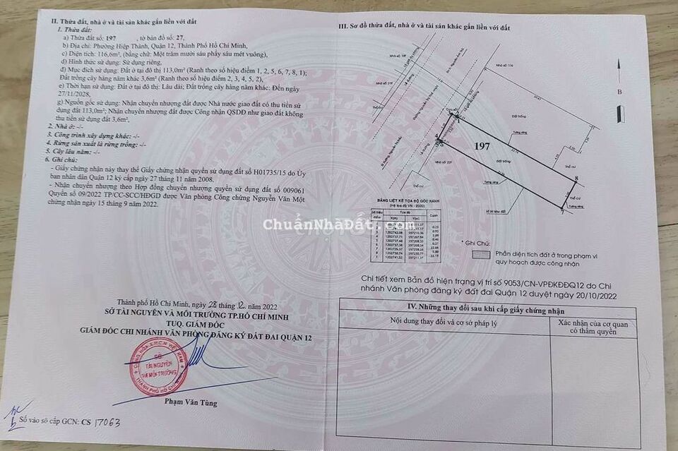 Đất 5x25 mặt tiền Nguyễn Thị Thơi (Hiệp Thành 18 cũ)