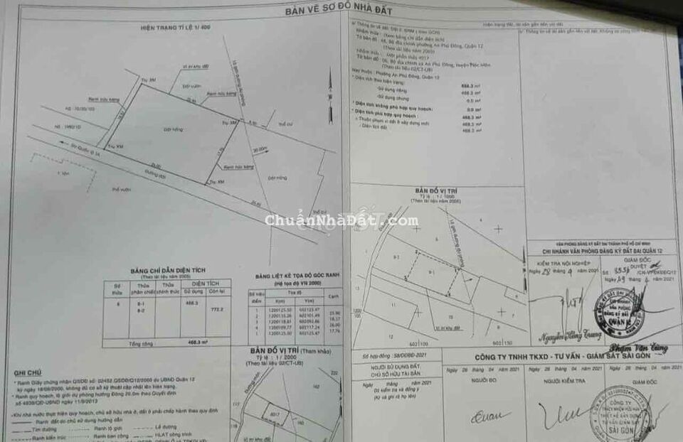 bán lô đất 26x18=500m2 giá 6 tỷ tại an phú đông