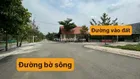 Đất đường 11m, 1 sẹc sông Vàm Thuật