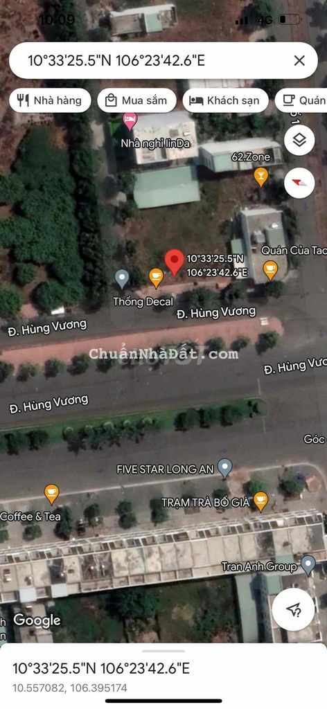 Bán 2 Lô Mặt Tiền Hùng Vương P6 Tp Tân An