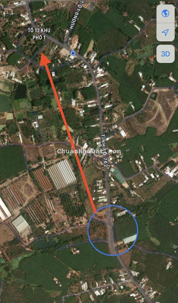 CẦN BÁN SỔ RIÊNG THO CƯ TỈNH LỘ 762 TRẢNG BOM