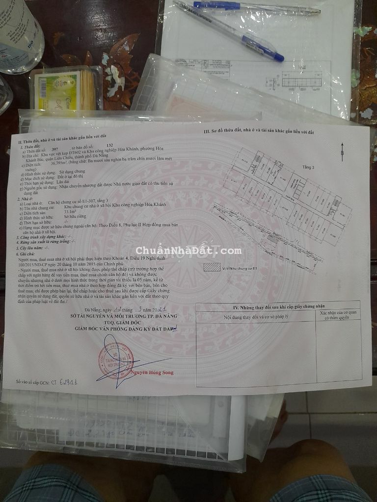 Căn E1 tầng 3 rẻ chỉ với 550tr Âu cơ - Hoà Khánh