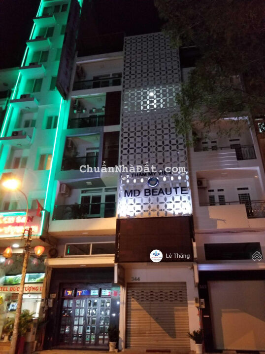 Bán nhà mặt tiền Lý Thái Tổ, Quận 3 DT; 4.5m x 30m 5 tầng, HĐT 100tr/tháng, giá bán 35 tỷ TL