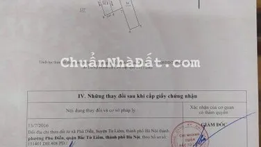 Bán nhà Phú Diễn 35m2, 3 tầng, MT 3.5m, nhà 3 tầng dân xây, ngõ rộng, giá chào 3.5 tỷ