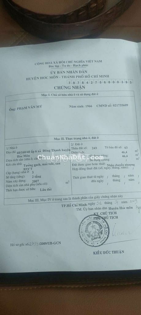 Nhà 1 lầu 4x14 hẻm xe hơi 2/ Huỳnh Thị Na ấp 6