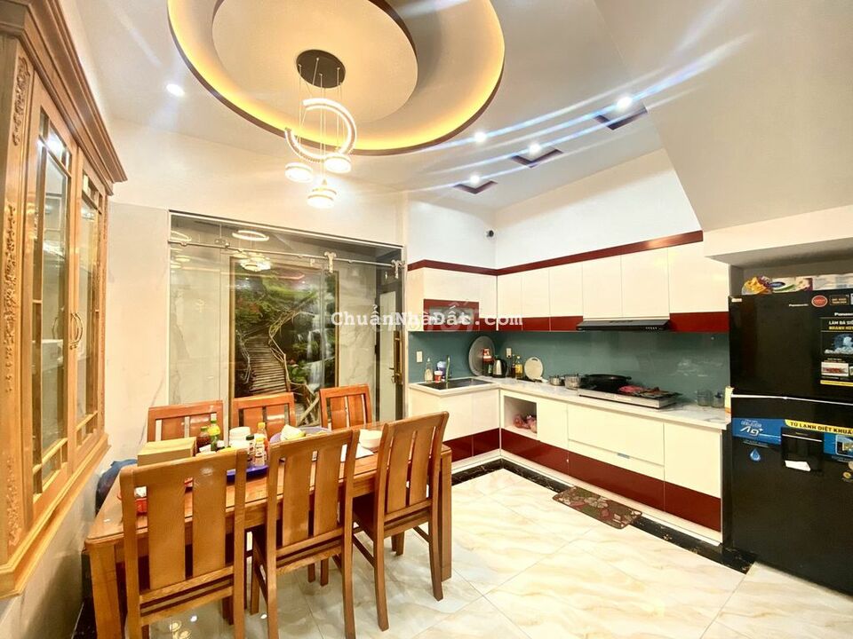 Gốc dân xây độc lập Miếu Hai Xã, Ngõ vào cực nông, tặng full nội thất