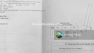 Cần bán 2 căn nhà liền kề diện tích 236m2 thổ cư trung tâm TP Phan Thiết hotline/zalo 034.430.6879