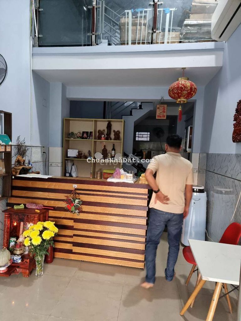Nhà Góc 2MT Hẻm 5m Nguyễn Thị Kiểu Quận 12, 1 Trệt 1 Lửng 3 Lầu