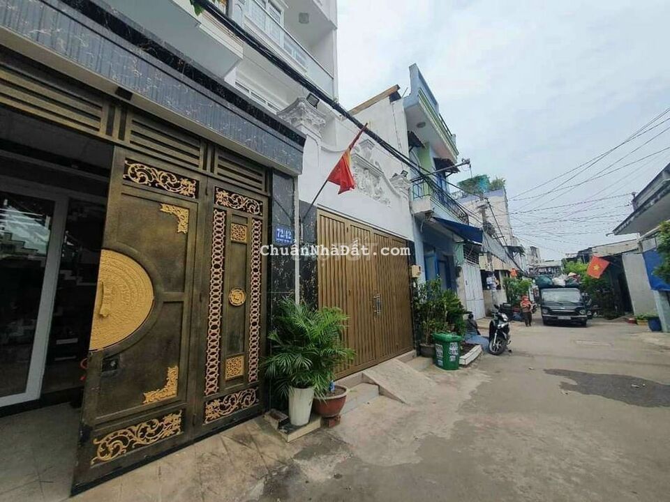 Nhà phố 4x16m hẻm 6m 1trệt 3 lầu Hiệp thành 23 sát KFC Nguyễn Ảnh Thủ