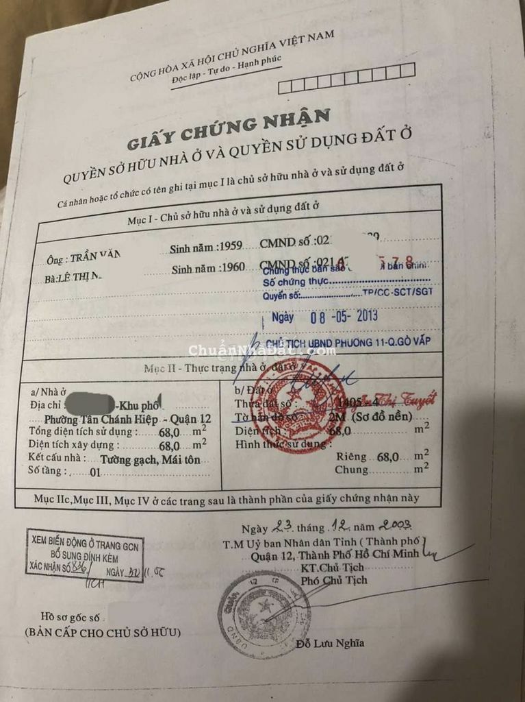 Bán nhà căn góc, hẻm ôtô thông,gần chợ Ba Bầu