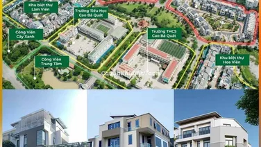 Biệt thự Đặng Xá đã hoàn thiện giá 80tr/m2