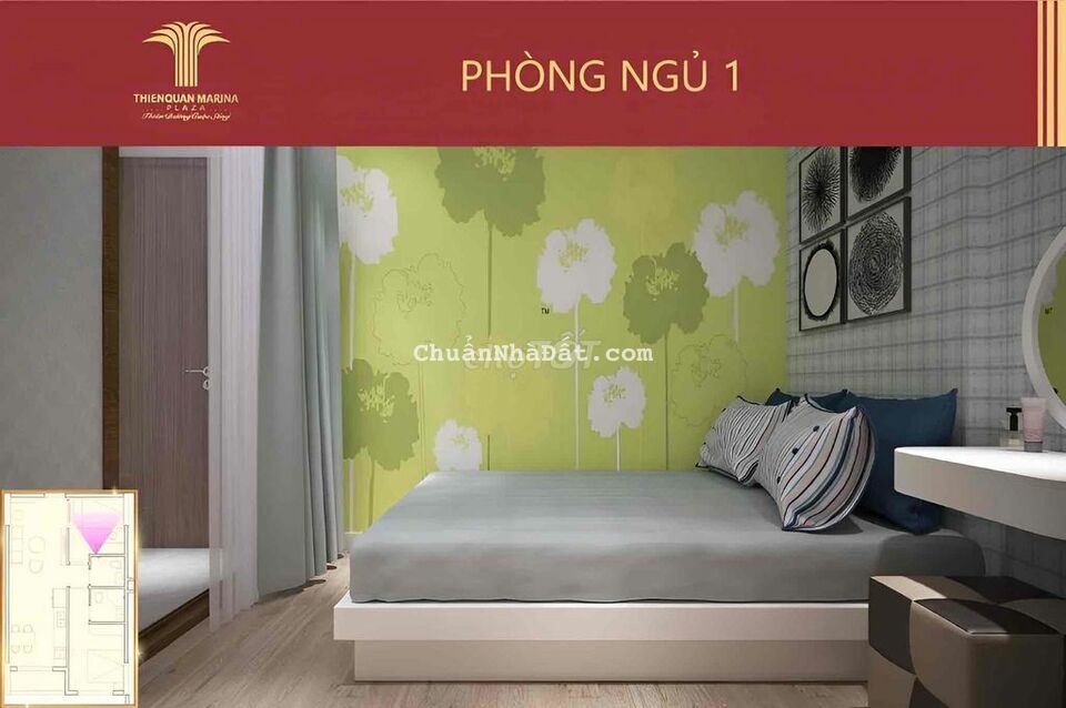 Thiên Quân Marina Plaza Cần Thơ 2 phòng ngủ gần ĐH Y Dược CT