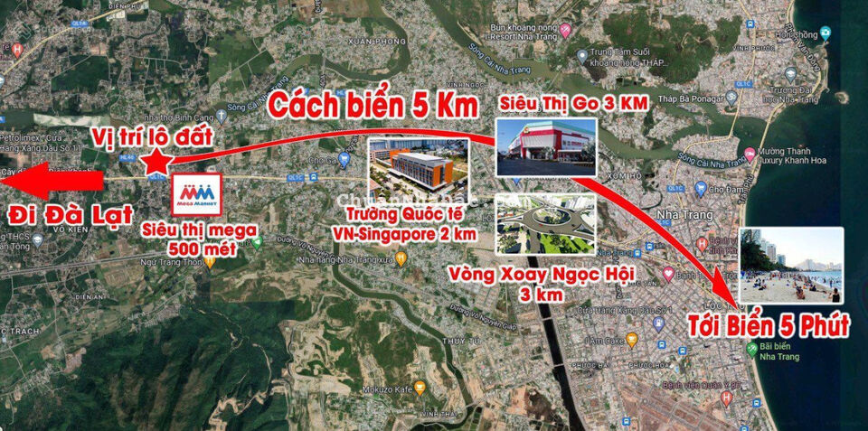 Bán Nhà Xưởng dt 200m2 đường Lương Định Của, Vĩnh Trung, Nha Trang - Giá bán: 15,5 tr/m2 (~3,1 tỷ).