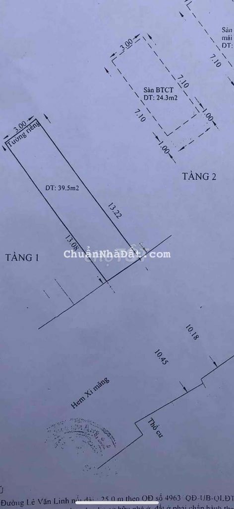 HẺM HƠN 10 MÉT ĐẬU ĐƯỢC TẦM 10🚗🚗 BÁN ĐẤT TẶNG NHÀ CŨ 2 TẦNG ĐÚC BTCT