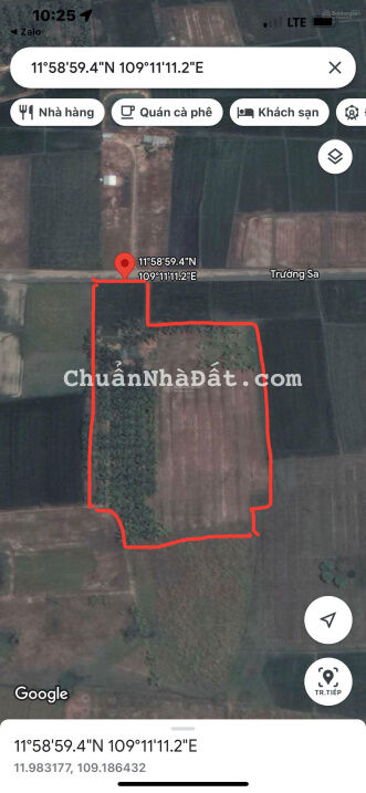 Bán đất đẹp DT 8626m2 tại Hoà Tiến, Cam Nghĩa, Cam Ranh, gần Mỹ Ca Cam Lâm - Giá: 2,2 tr/m2 (19 tỷ)