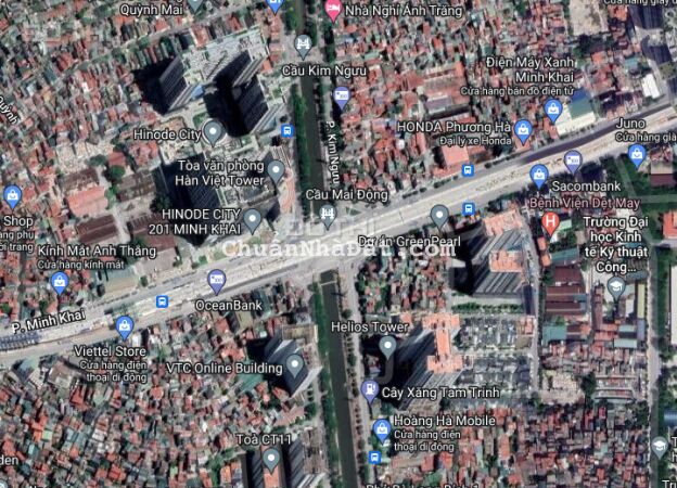 Bán đất mặt phố Minh Khai (lô góc ngã tư) DT 148m2, MT 8m