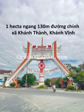 Bán đất xã Khánh Thành rộng 1 hecta đường nhựa gần trung tâm huyện LH 0788.558.552