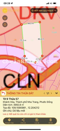 Đất thôn Phước Điền, Phước Đồng, Nha Trang, DT: 3792m2 sổ hồng giá: 2,2tr/m2. Lh: 094898580