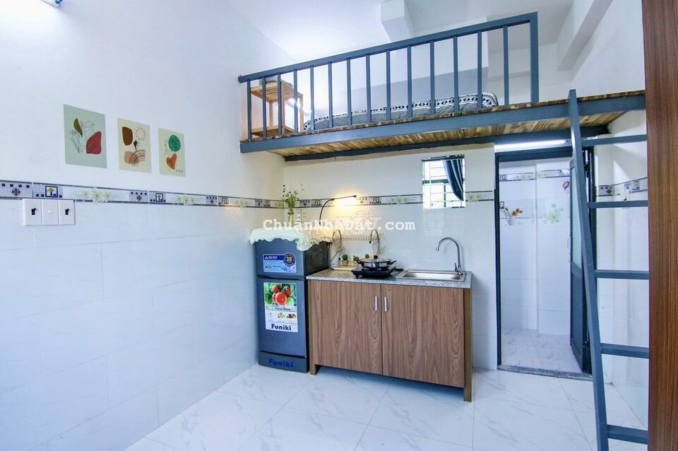 cho thuê căn duplex giá rẻ đầy đủ tiện nghi , dương quảng hàm , gò vấp